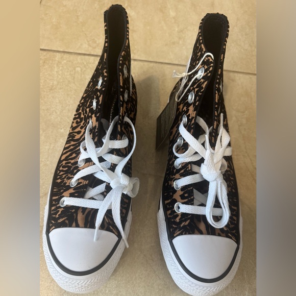 Converse® Chuck Taylor All Star Animal Print High-Top Sneaker - Picture 6 of 16